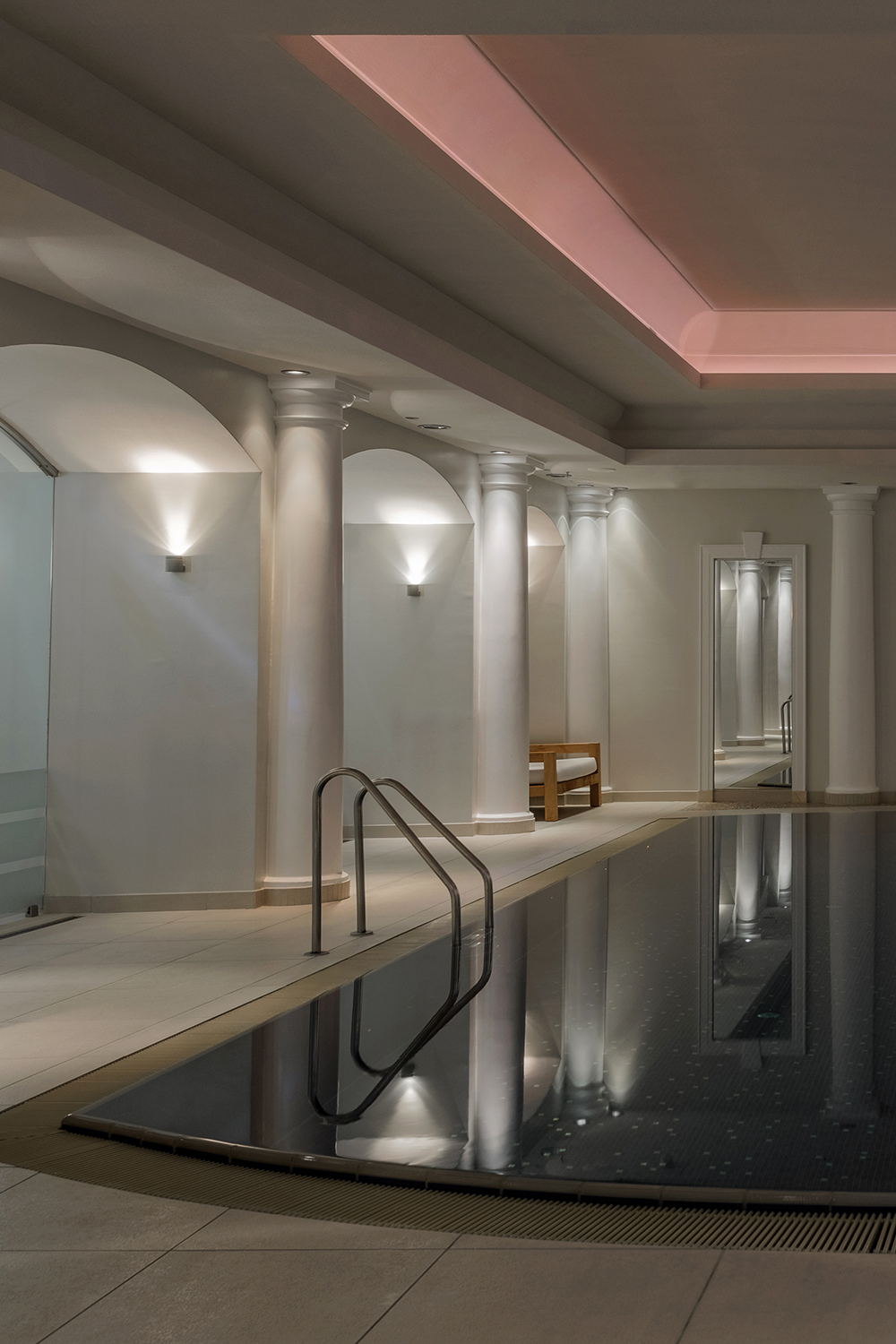 Basseng i Spa Britannia Hotel.