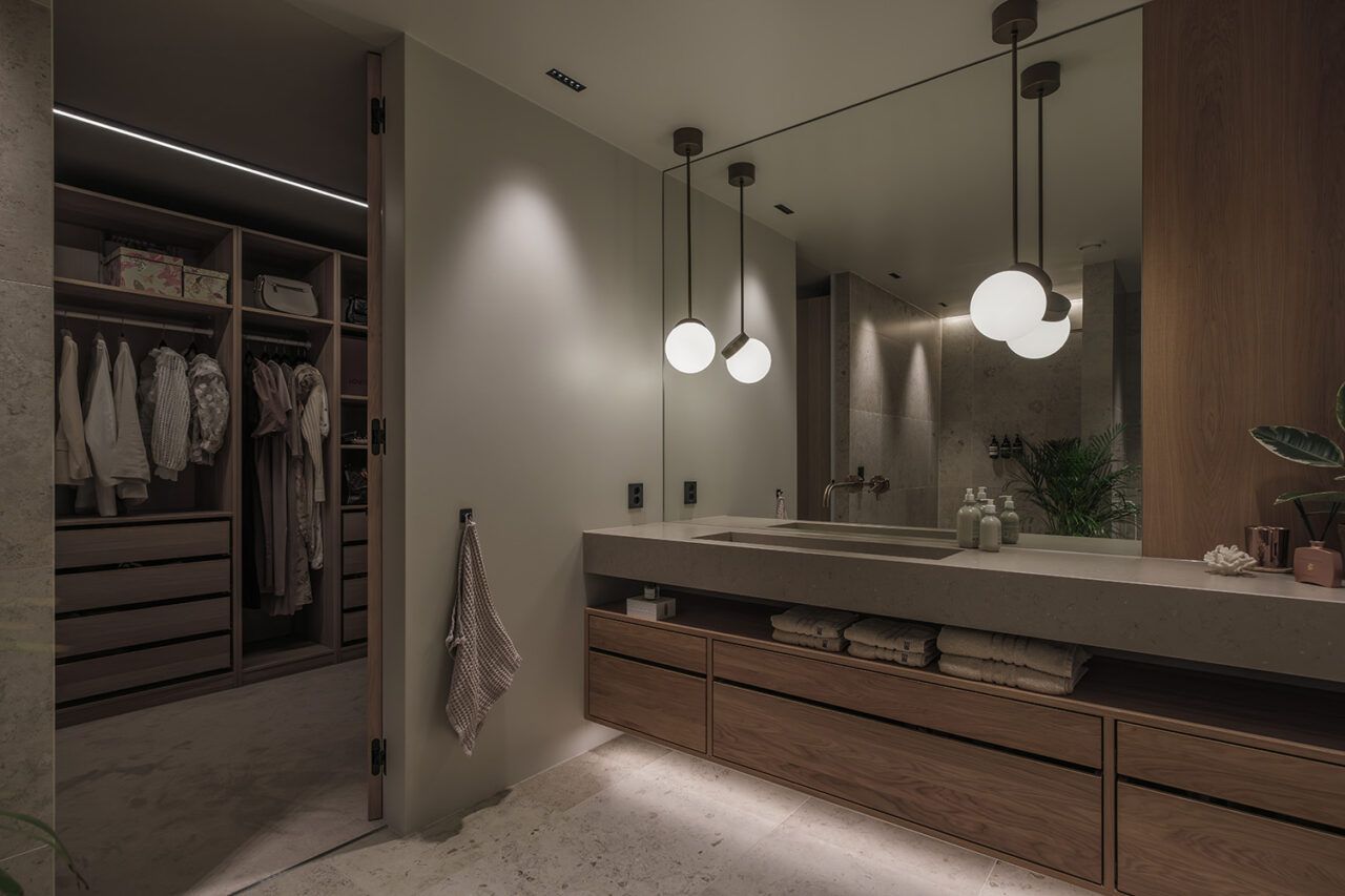 Badeværelse hos Englefryd bolig i Buvika