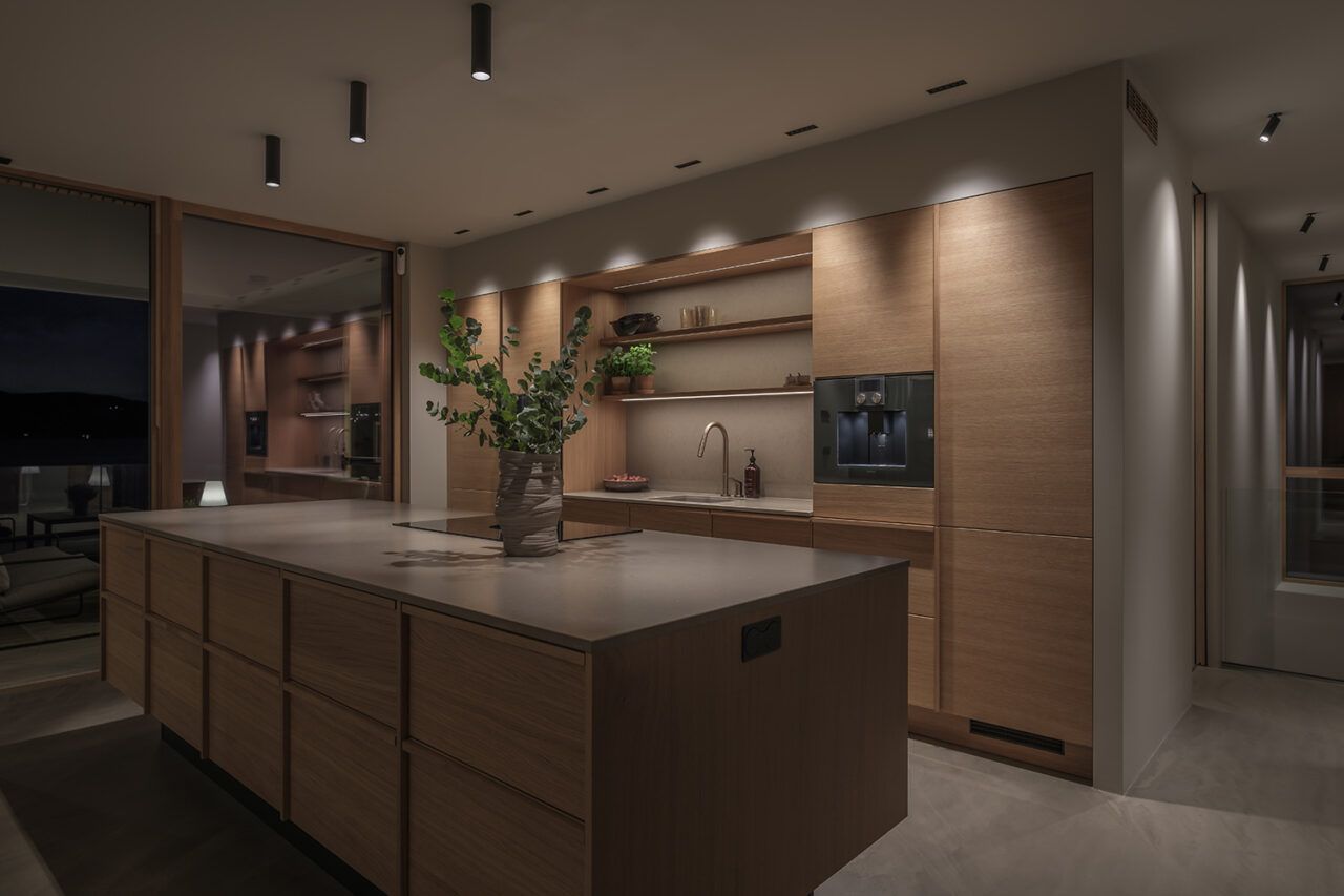 Kjøkken i Englefryd bolig i Buvika