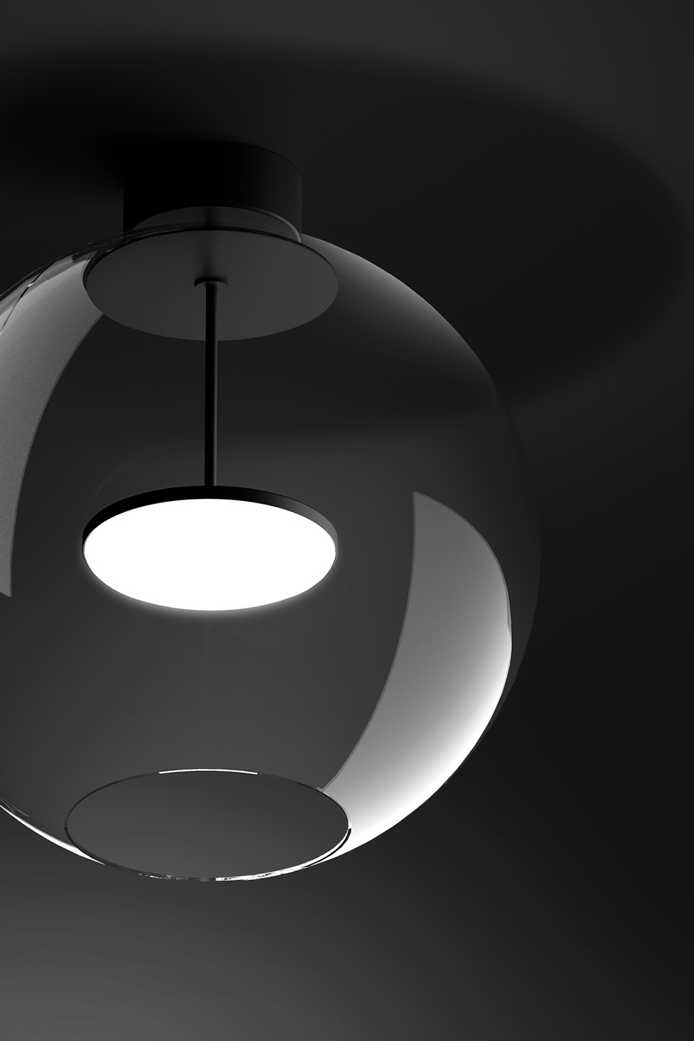 Cristabolla pendel fra Linea Light.