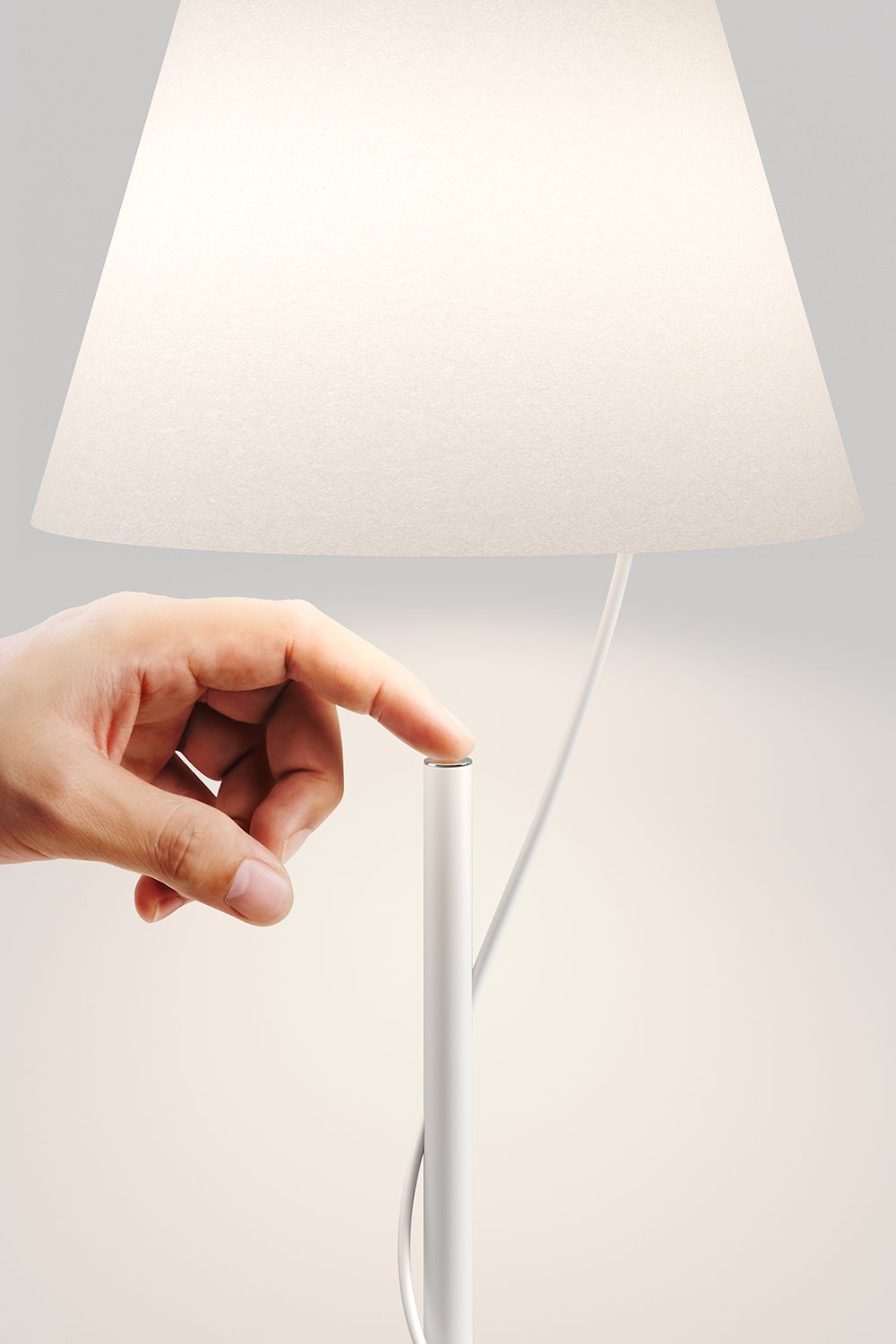 Hover gulvlampe