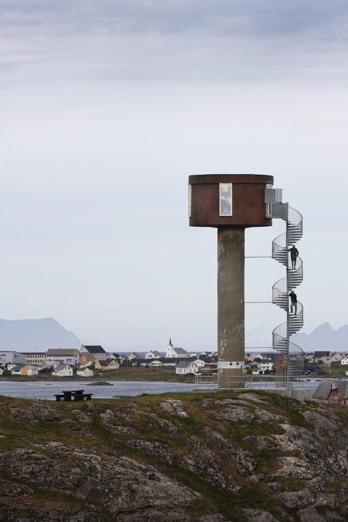 Ettertanken på Røst i en gråværsdag.