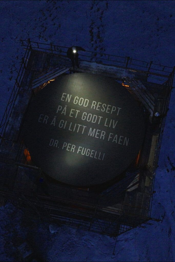 Sitat på taket til Ettertanken.