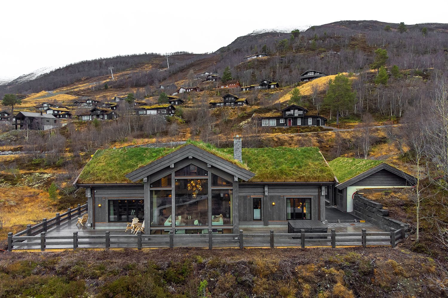 Orretunet hytte på Strandafjellet.