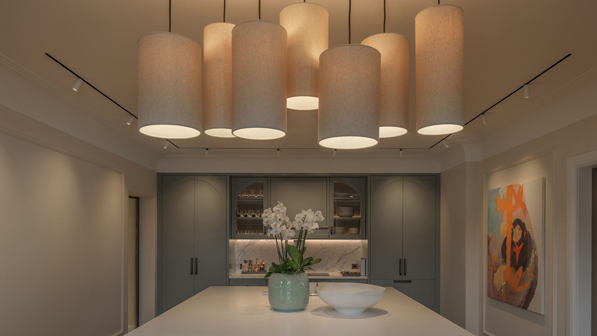 Lysdesign av leilighet i Drammensveien