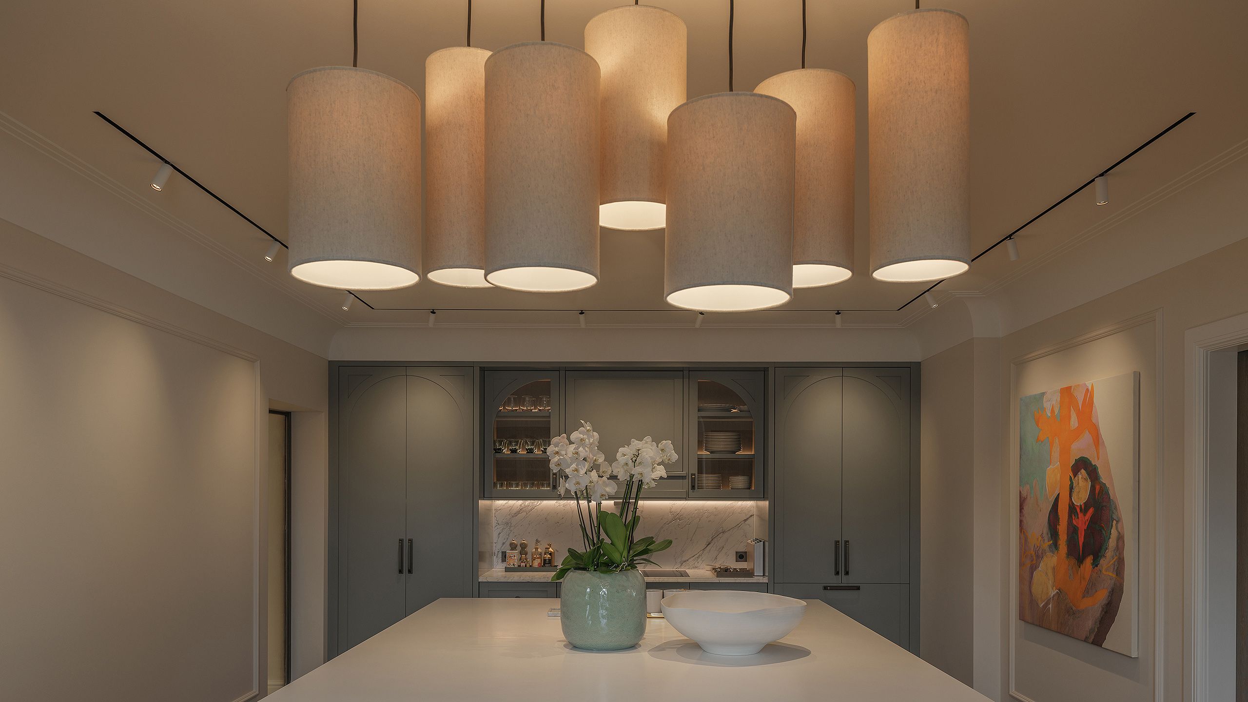 Lysdesign av leilighet i Drammensveien