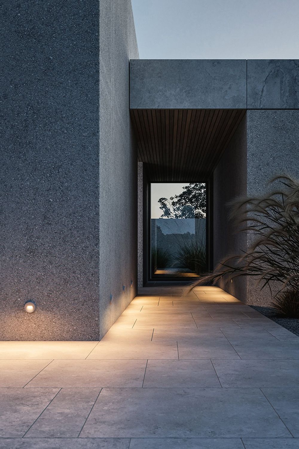 Chelsie utelampe fra Lodes ute i et miljø.