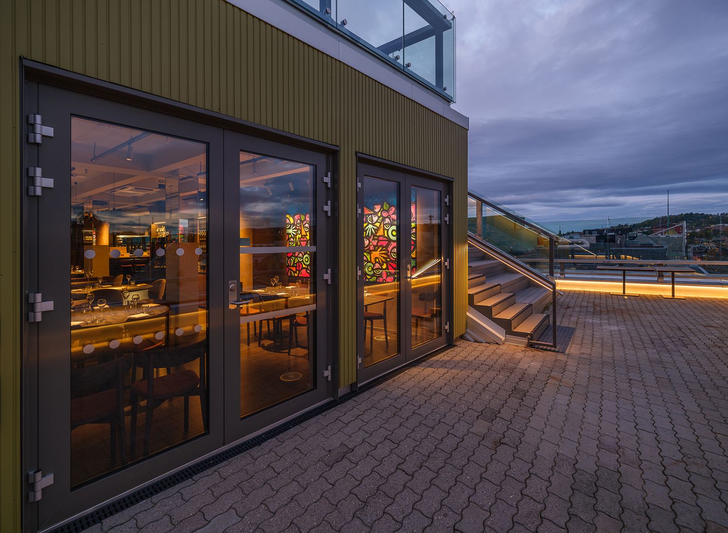 Utenfor Kombo Trondheim.