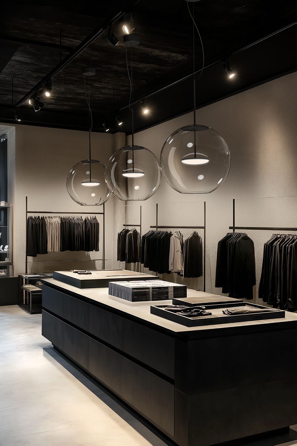 Christabolla pendler fra Linea Light i en butikk.