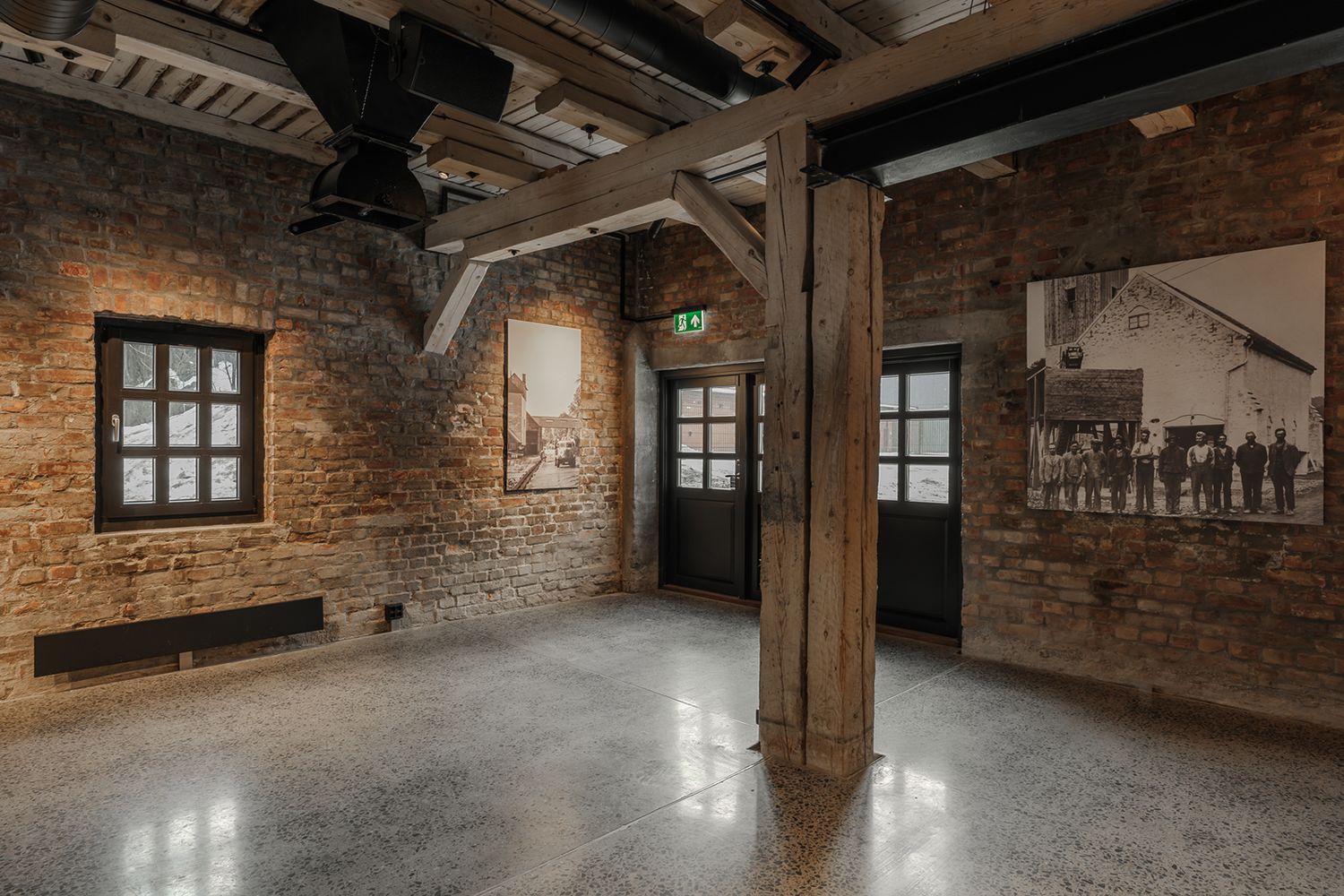 Første etasje i Kalkmølla Kulturstasjon i Sandvika.