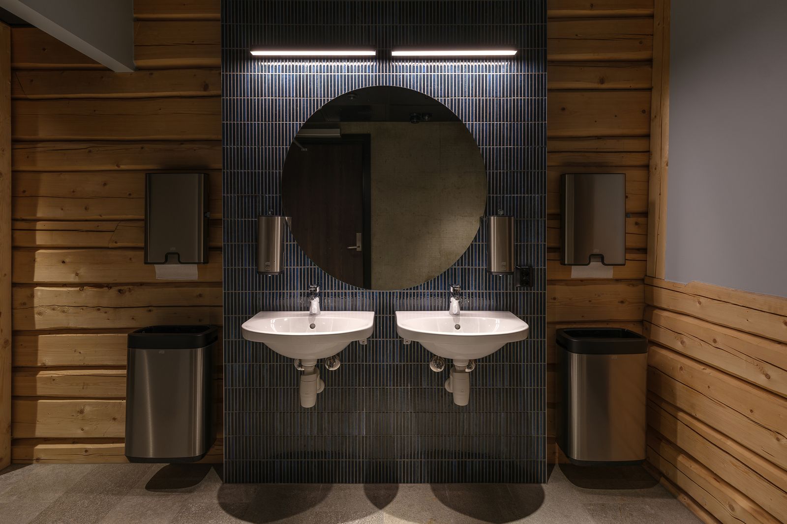 Belysning i toalettrom.