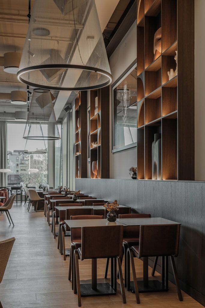 Belysning i et lokale.