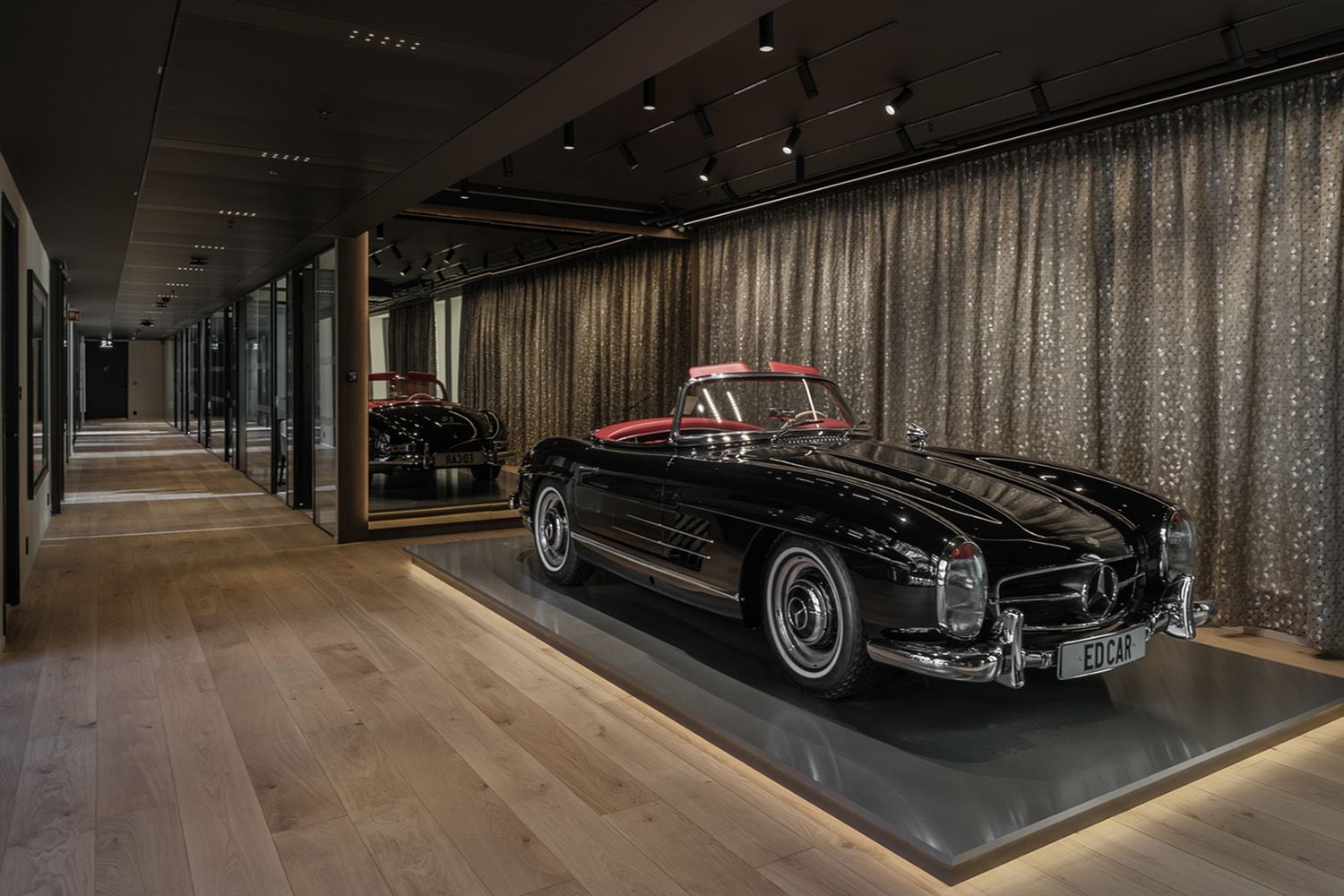 Belysning av en bil.