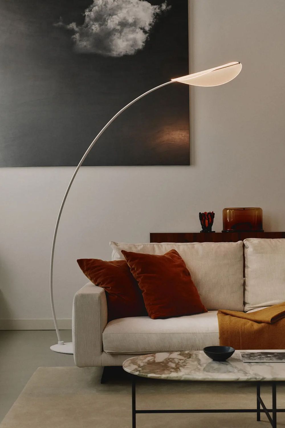 Diphy gulvlampe fra Stilnovo.